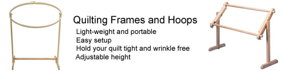 Quilting Frames and Hoops